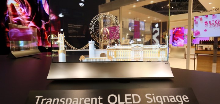 LG, Yeni Şeffaf ve Dokunmatik OLED Ekranını Tanıttı